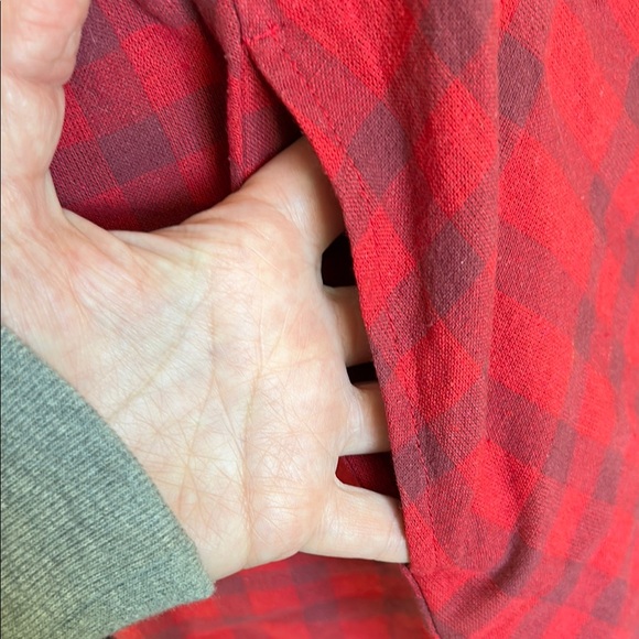 Mata Traders Red Plaid Cap Sleeve Dress M - Picture 6 of 6